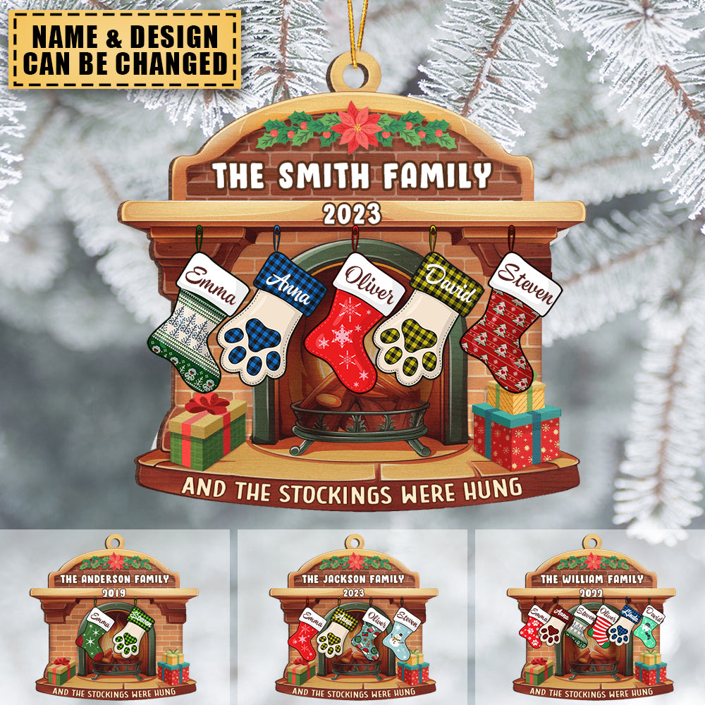 Let's Make A Wish -  Gift For Family Members-Personalized Christmas Wood Ornament