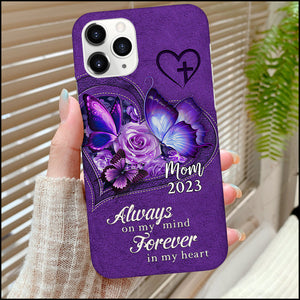 Your Wings were ready but my Heart was not Personalized Phone case