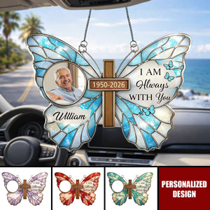 Personalized Butterfly Memorial Car Hanging Ornament