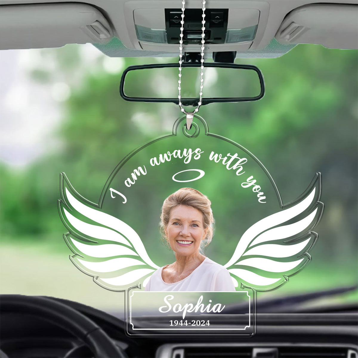 I Am Always With You Personalized Acrylic Car Ornament
