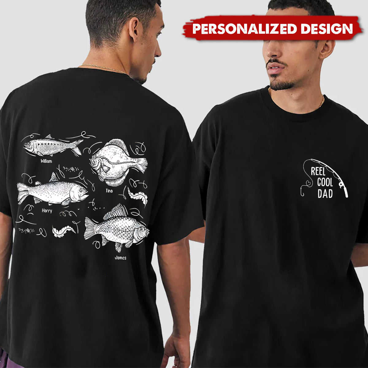 Personalized Fishing Shirt For Dad, Father's Day Gift