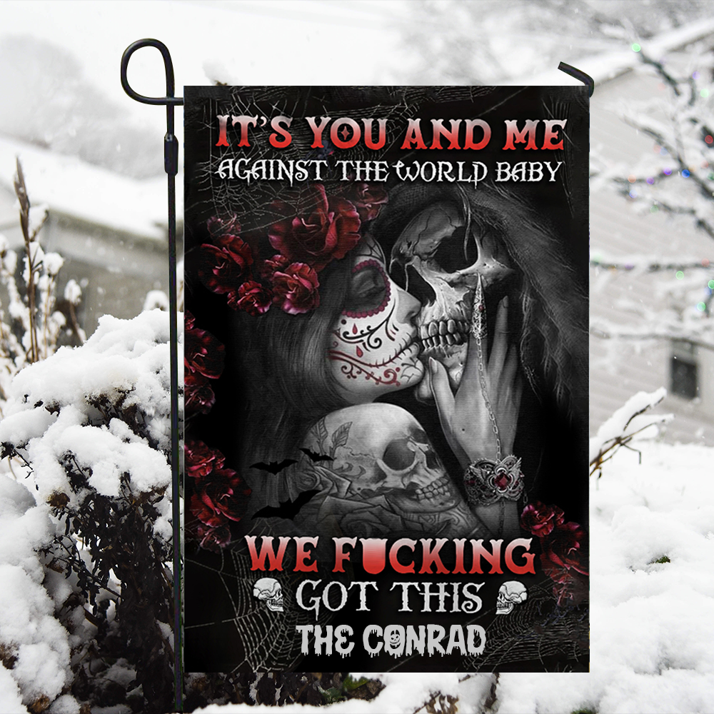 You&Me We Got This Personalized Husband & Wife Flag