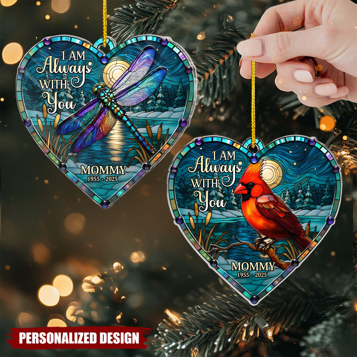 Guided By Your Spirit - Personalized Christmas Memorial Ornament