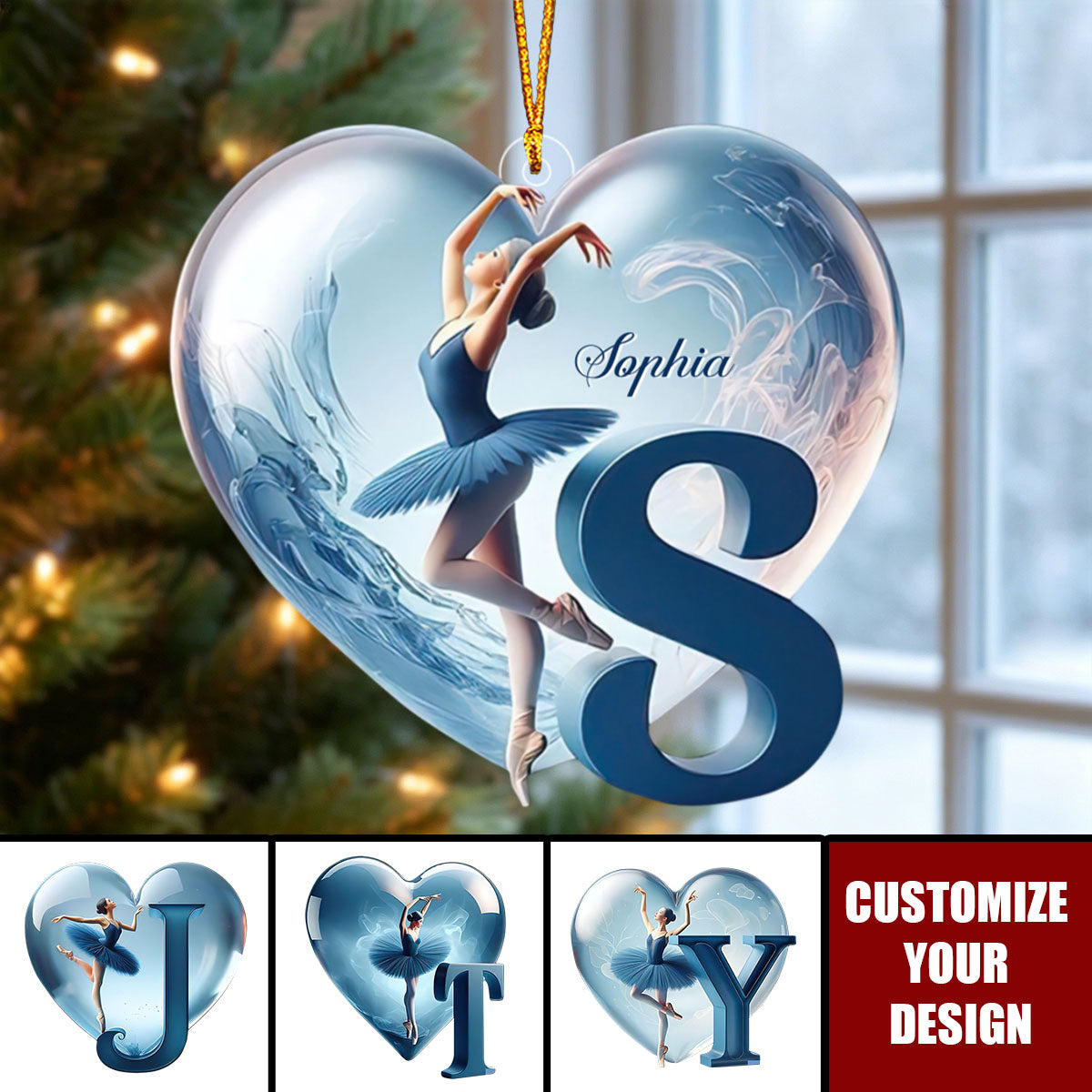 Perfect Gift For Ballet Lovers - My Life - Personalized Ballet Ornament