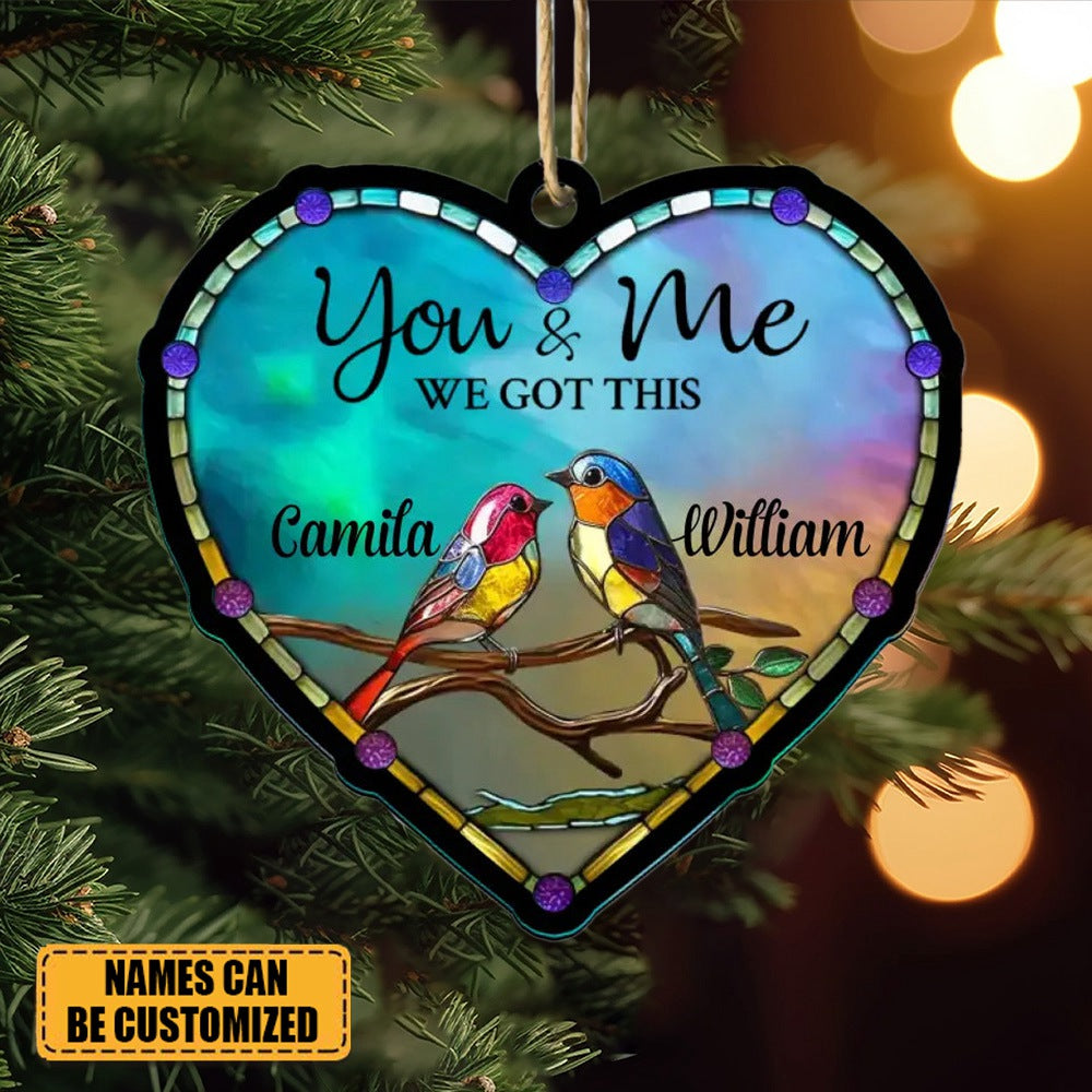 God Gave Me You Couple Gift Personalized Ornament