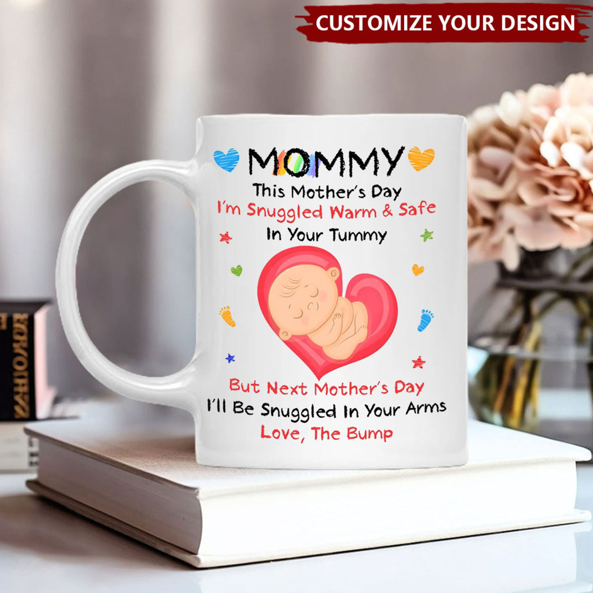 Mommy, You’re My First Home - Family Personalized Custom Mug