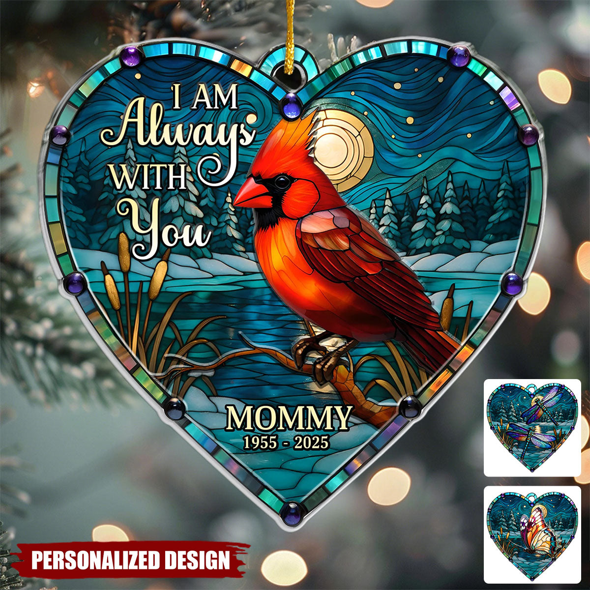 Guided By Your Spirit - Personalized Christmas Memorial Ornament