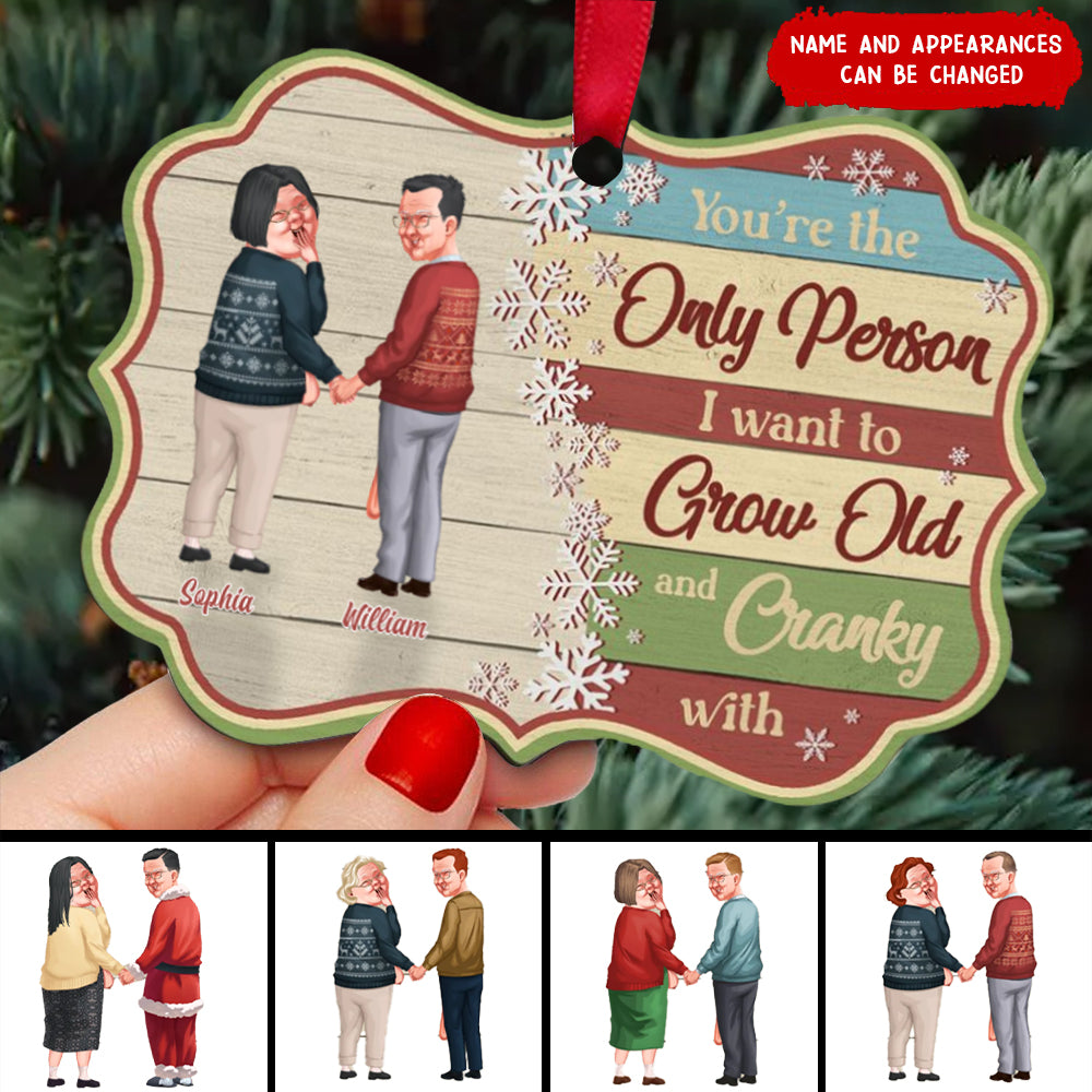 You're The Only Person, Medallion Wood Ornament, Gifts For Husband - Gifts For Wife