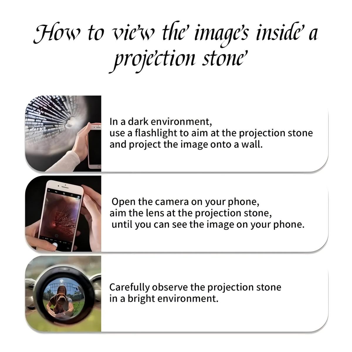 Personalized Projection Photo Adjustable Ring For Couple