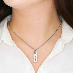 Personalized Memorial Dad Necklace, Daughter Of An Angel