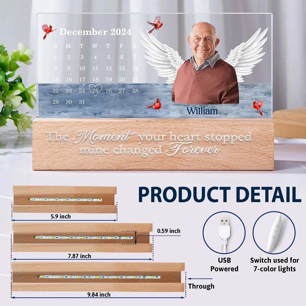 I'm Always With You-Personalized Memorial  3D LED Light Plaque