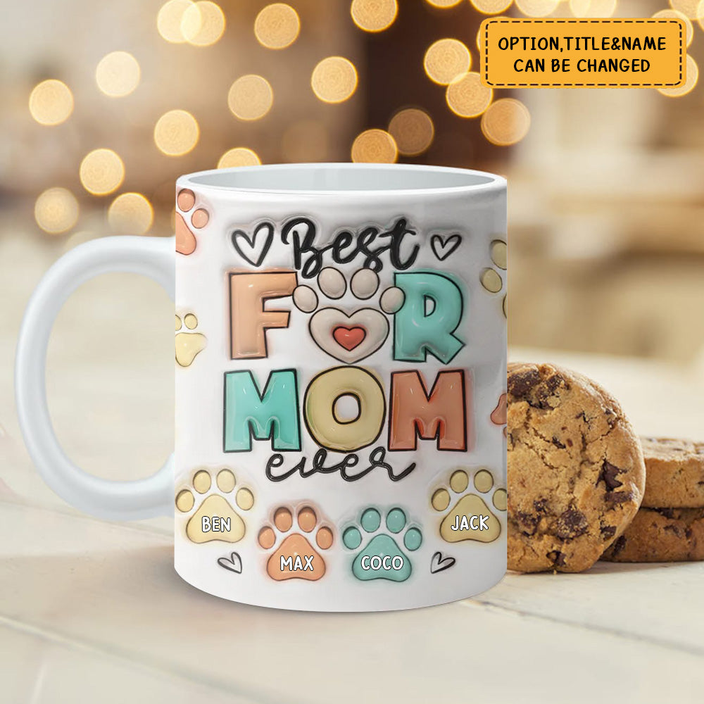 Eat Drink And Be Merry - Dog & Cat Personalized Custom Mug - Christmas Gift For Pet Owners, Pet Lovers