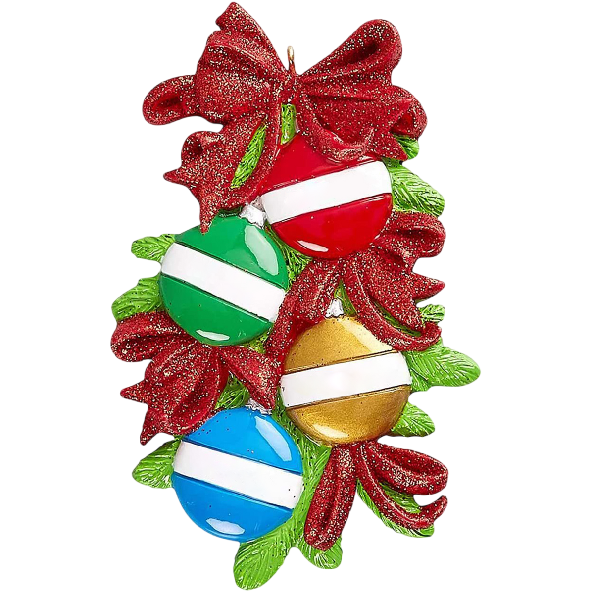 Family Christmas Ball Customized Name Home Ornament Gift