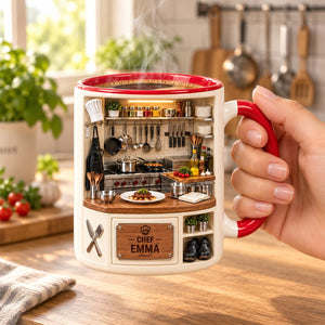 Personalized Cooking Coffee Accent Mug - Gifts For Cooking Lovers
