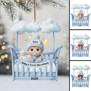 Baby’s First Christmas - Personalized Name Crib Ornament