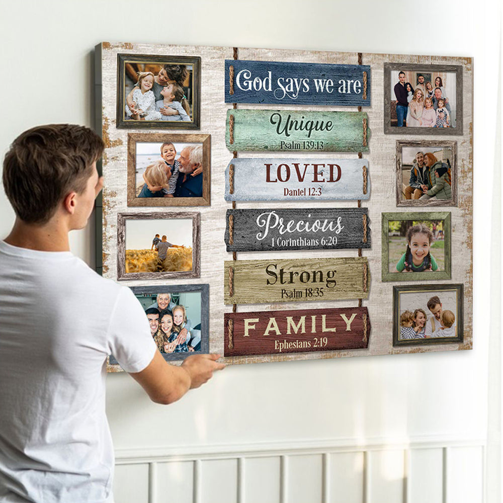 Personalized Family Gift For Christian Unique Poster