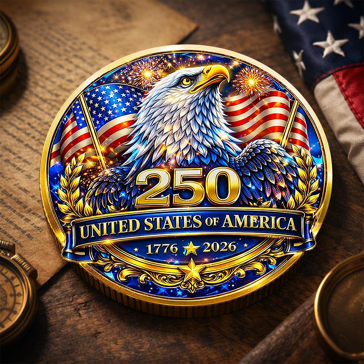 USA 250th Anniversary Commemorative Coin