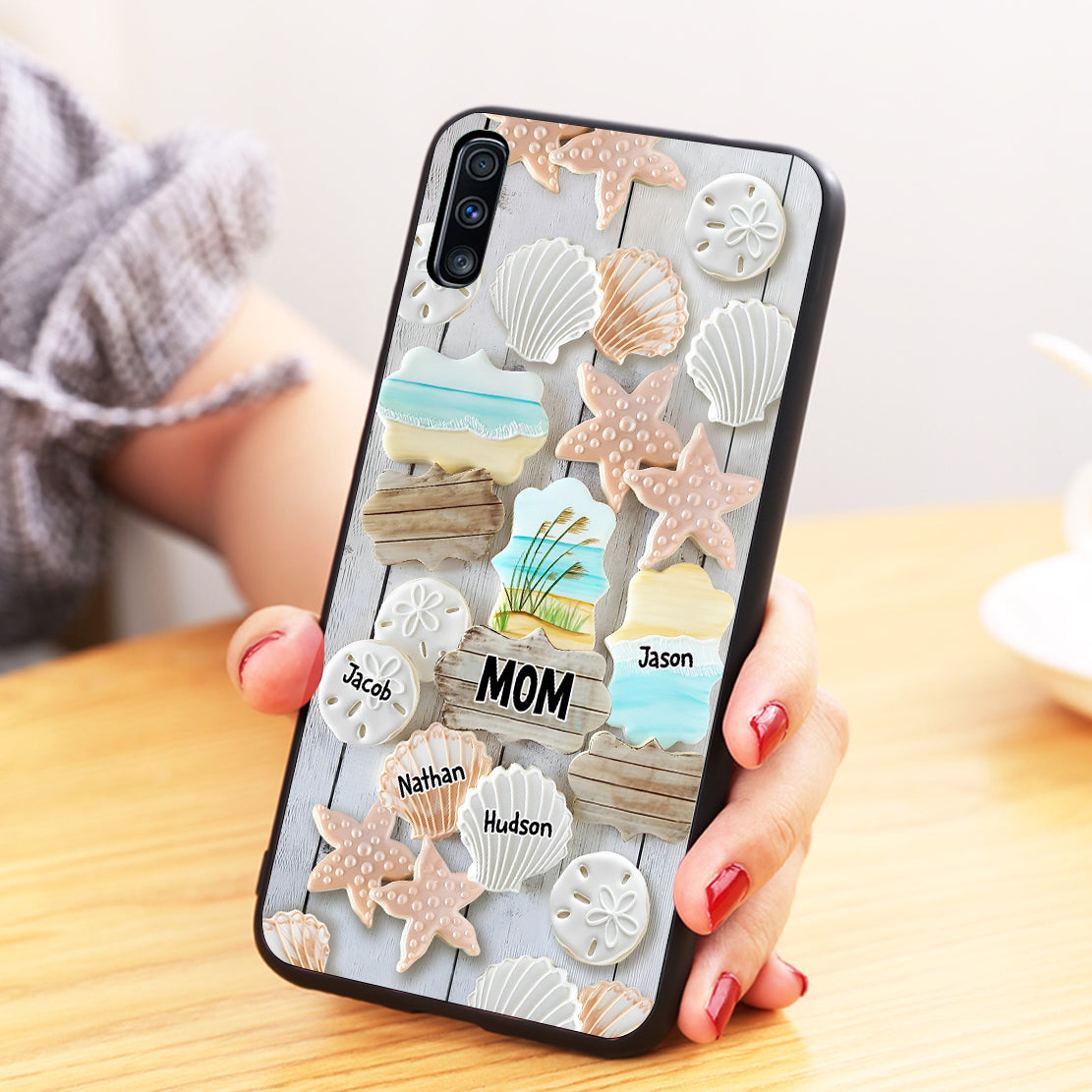 Love Sand Beach Relax Summer Vacation Sea Shell Personalized Phone case
