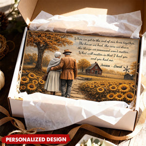 When We Get To The End Of Our Lives Together, Personalized Poster