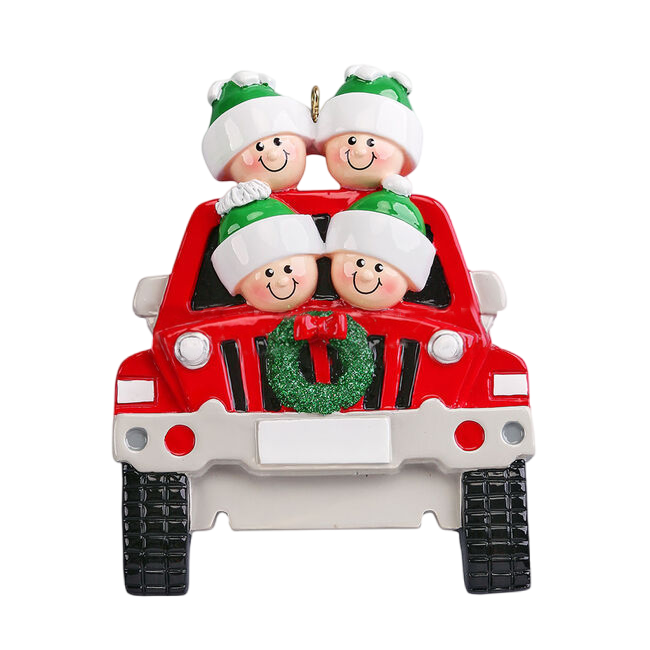 Personalized Customized Family Driving Model Ornament