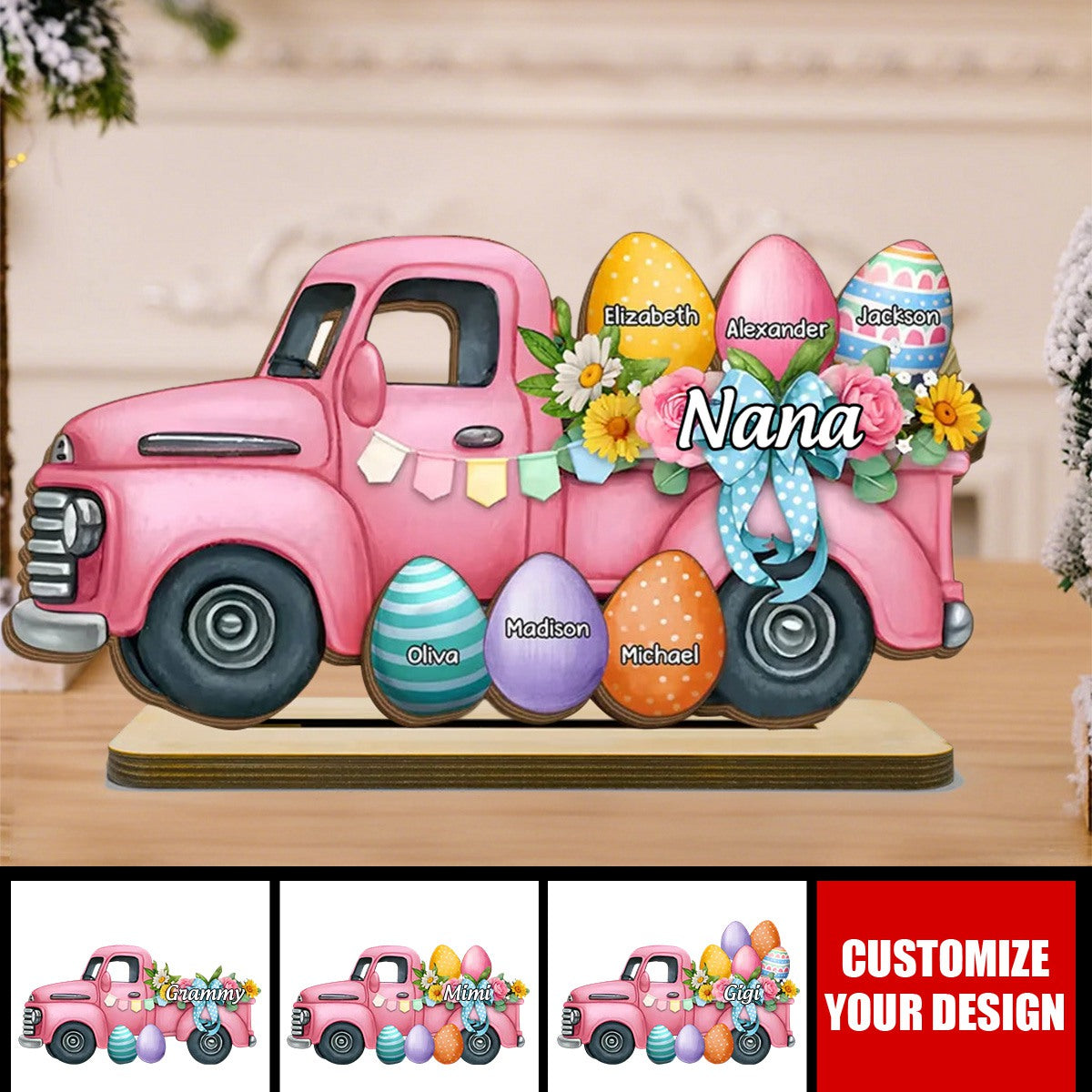 Grandma’s Love Is Home - Personalized Grandma 1 Layered Big Freestanding