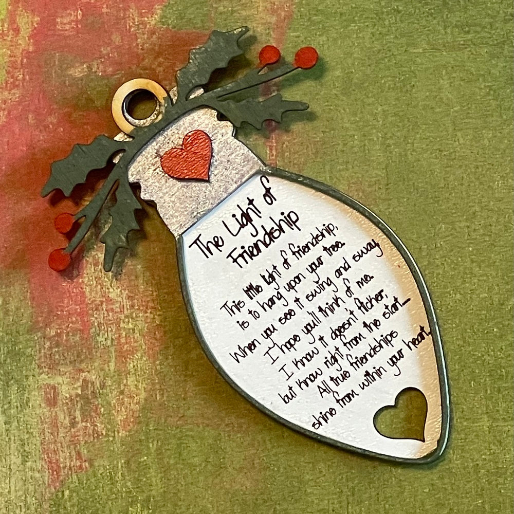 The Light of Friendship Ornament Gift