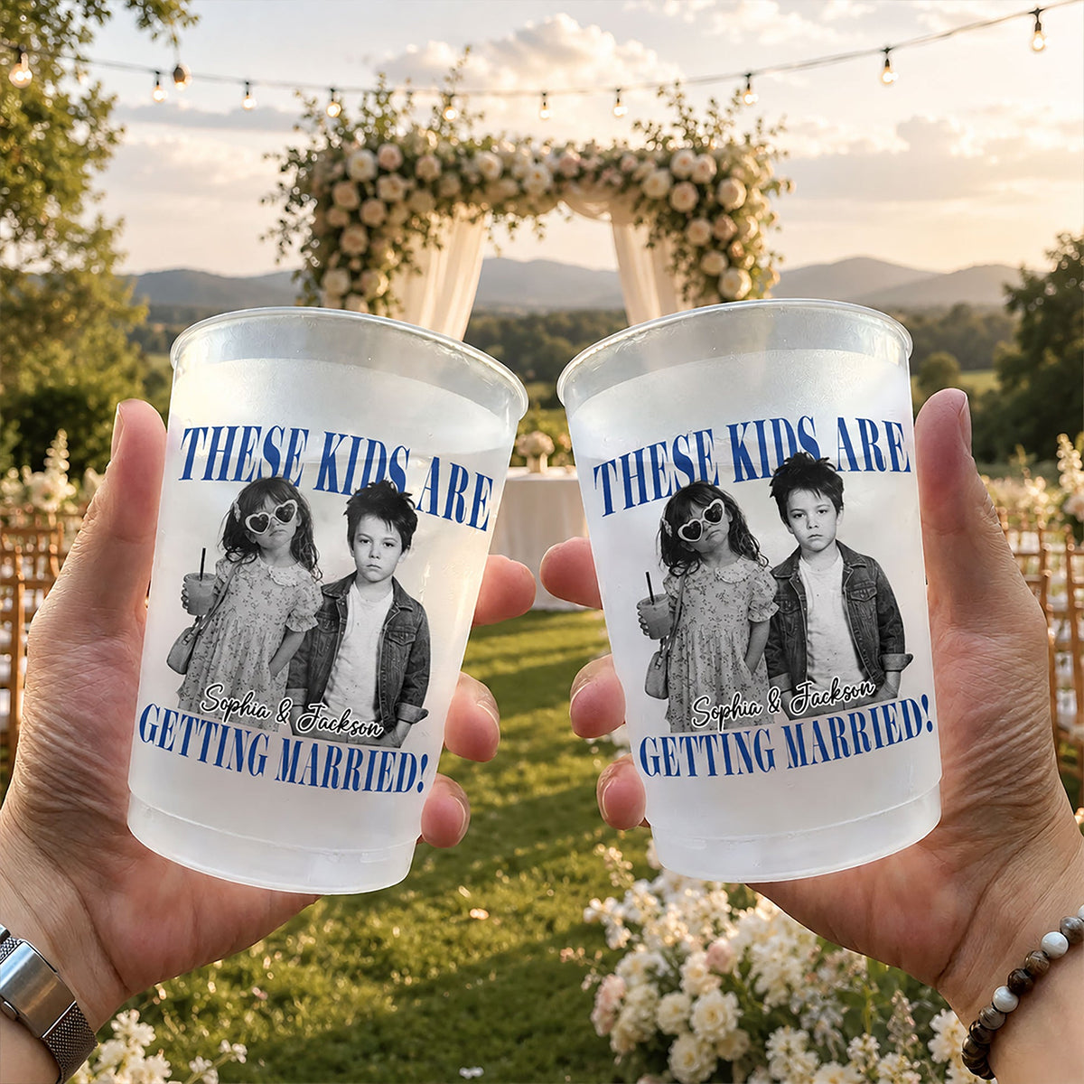 These Kids Are Getting Married-Personalized Wedding Party Cups