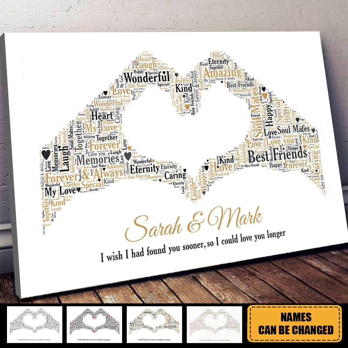I Wish I Had Found You Sooner-Personalized Couple Poster