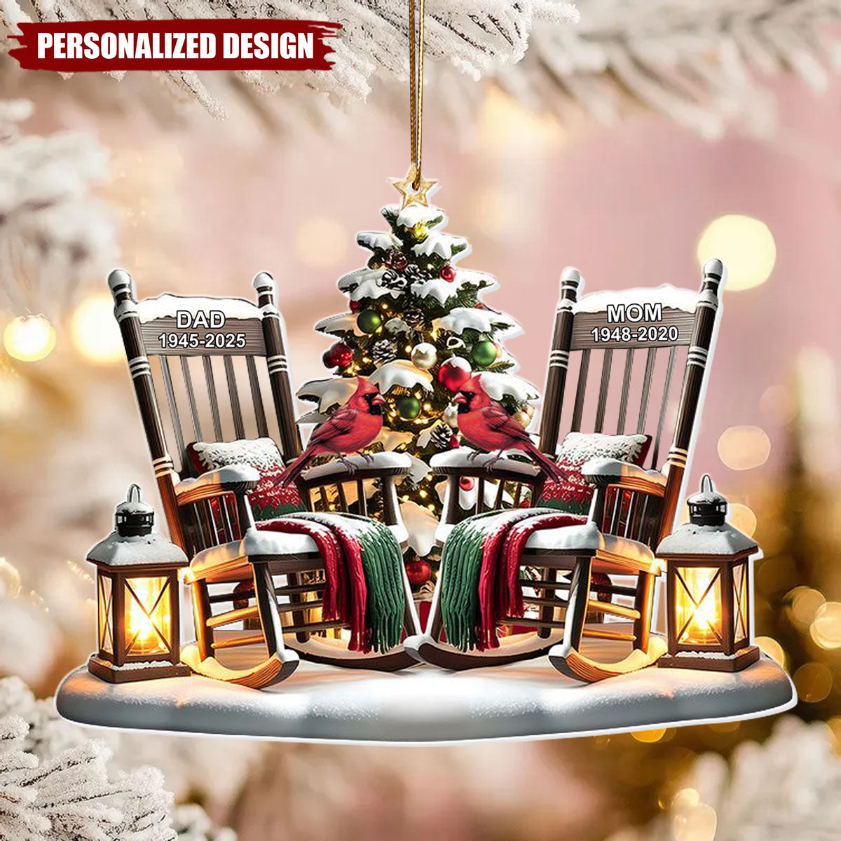 Christmas In Heaven - Personalized Acrylic Ornament