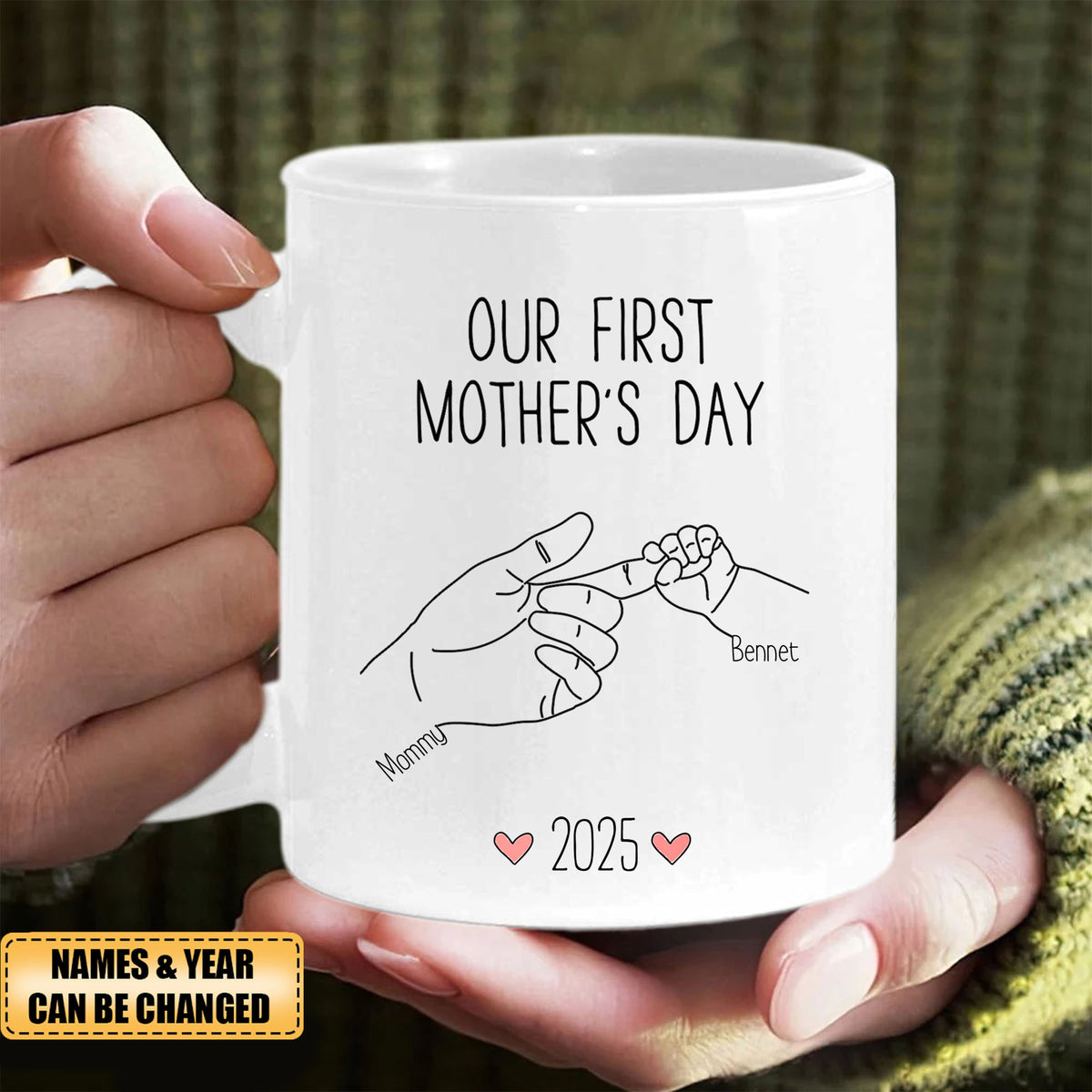 Personalized Our First Mother's Day Mug Gifts From Baby