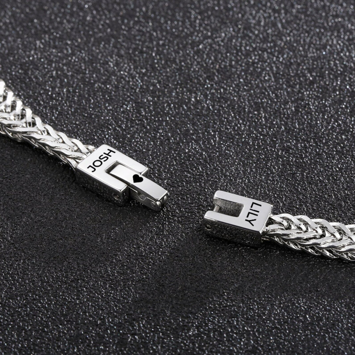 To My Man - Personalized Men's Engraved Bracelet