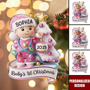 Custom Acrylic Ornament - Gender Reveal Gifts For New Parents