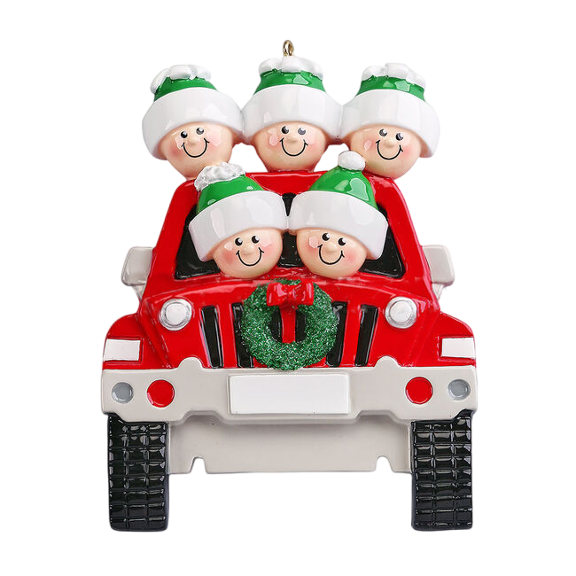 Personalized Customized Family Driving Model Ornament