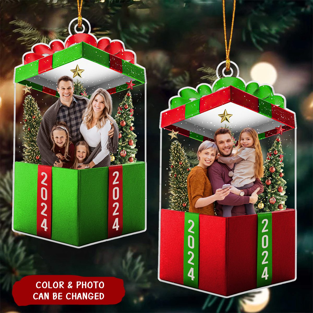 The Best Gift Ever - Personalized Acrylic Photo Ornament
