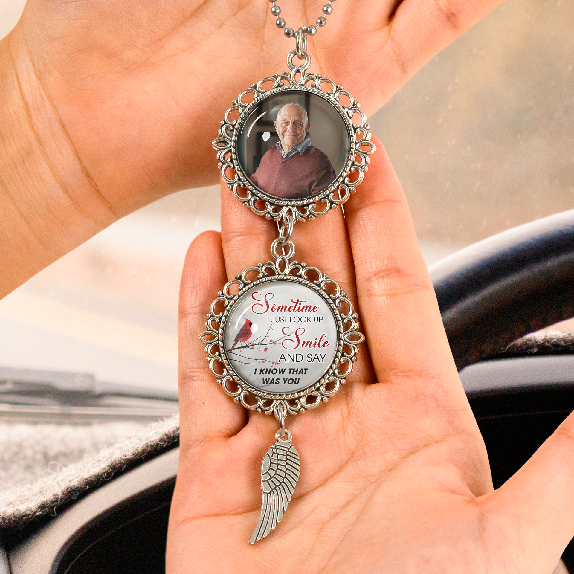 I Know That Was You - Personalized Car Photo Ornament