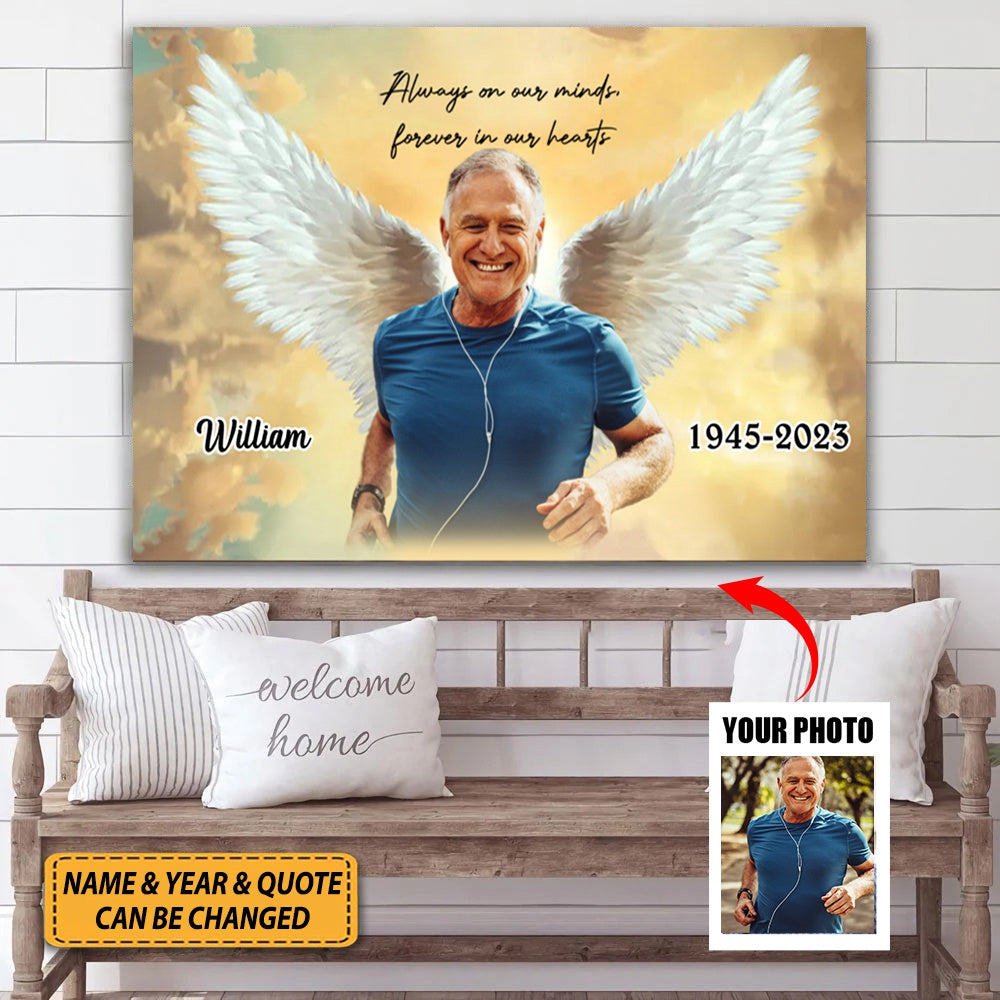 Guardian Angel with Wings- Custom Memorial Gift -Remembrance Gifts