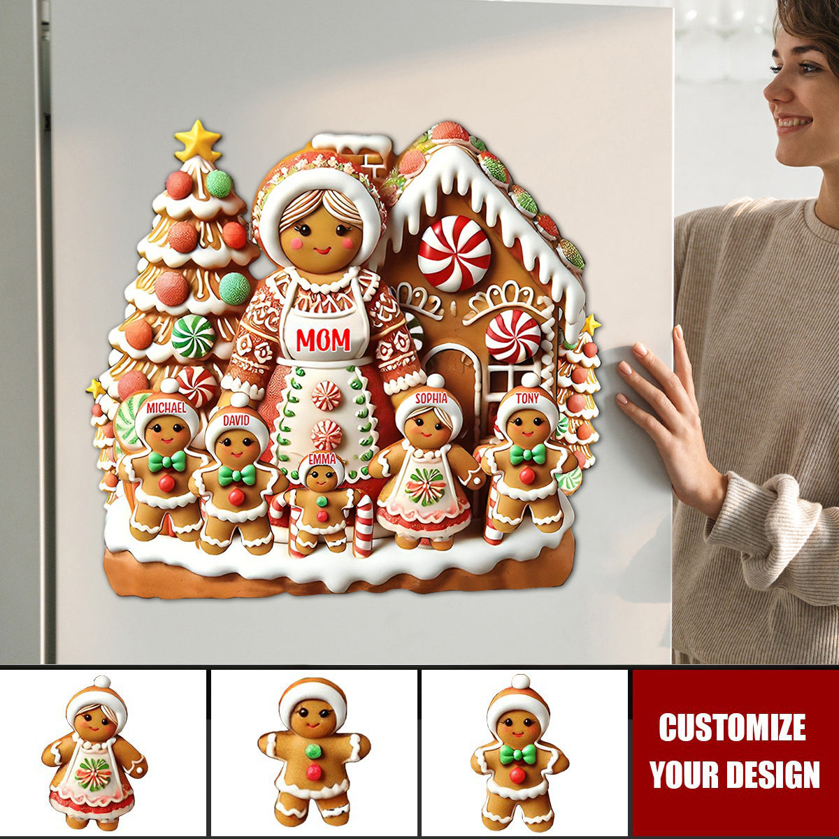 Grandma & Mom's Perfect Batch - Personalized Grandma & Mom Decal