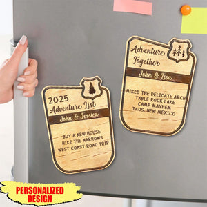 My Adventure Travel-Personalized Travel  Memories Fridge Magnet