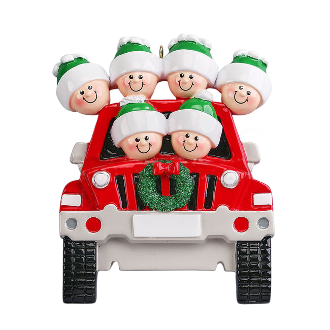 Personalized Customized Family Driving Model Ornament