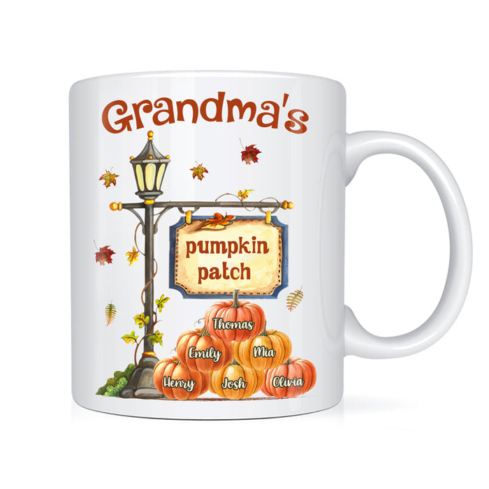 Gift For Grandma Autumn Pumpkin Patch Mug