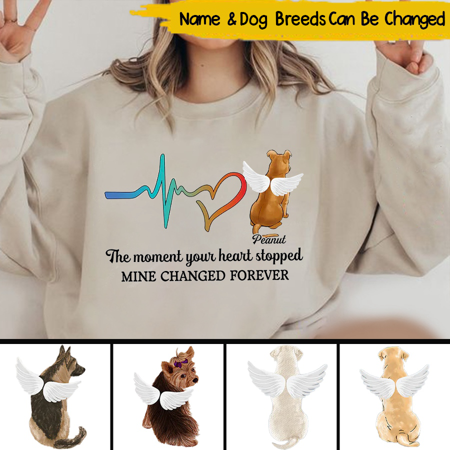 The Moment Your Heart Stopped - Personalized Sweatshirt