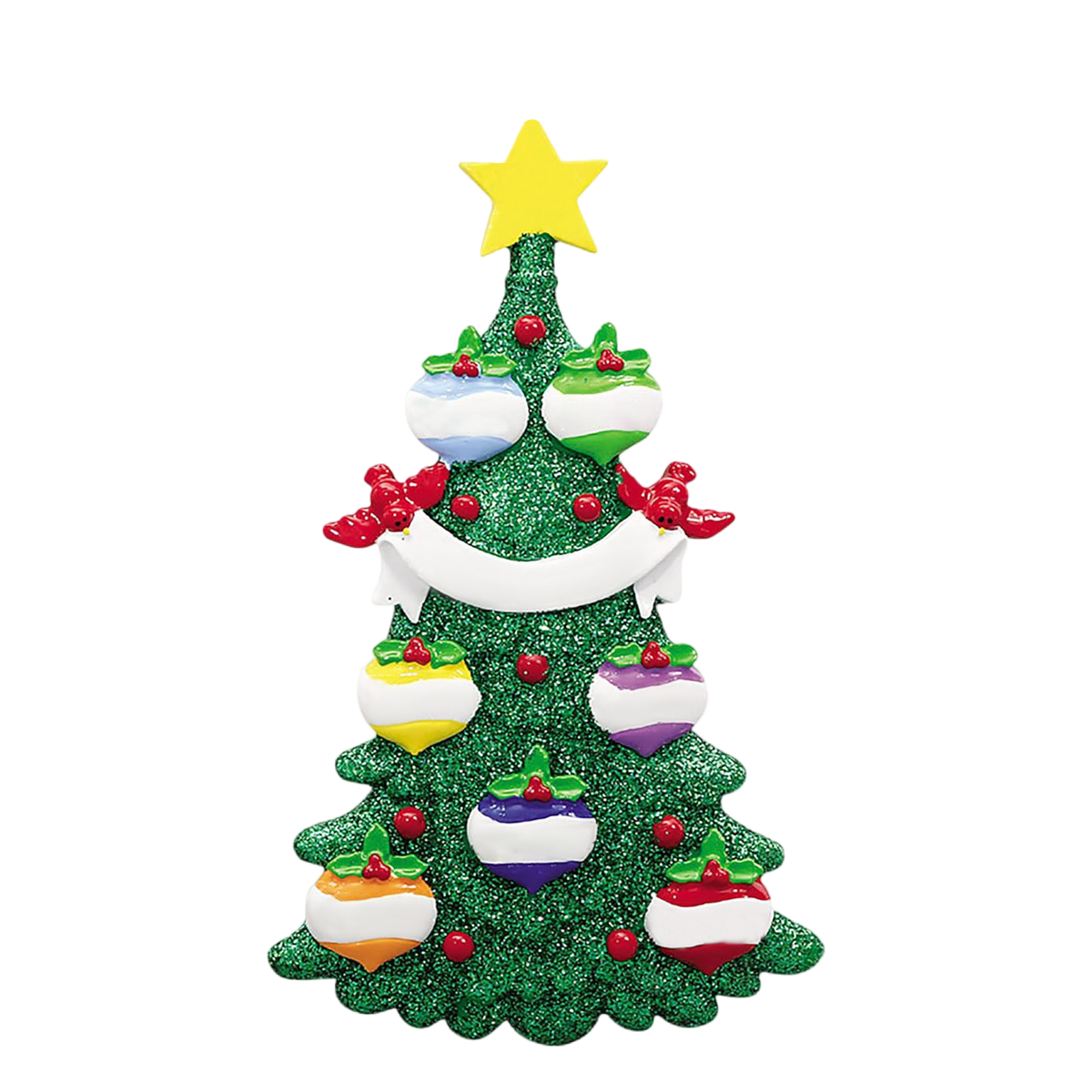 Personalized Customized Family Christmas Tree Ornament