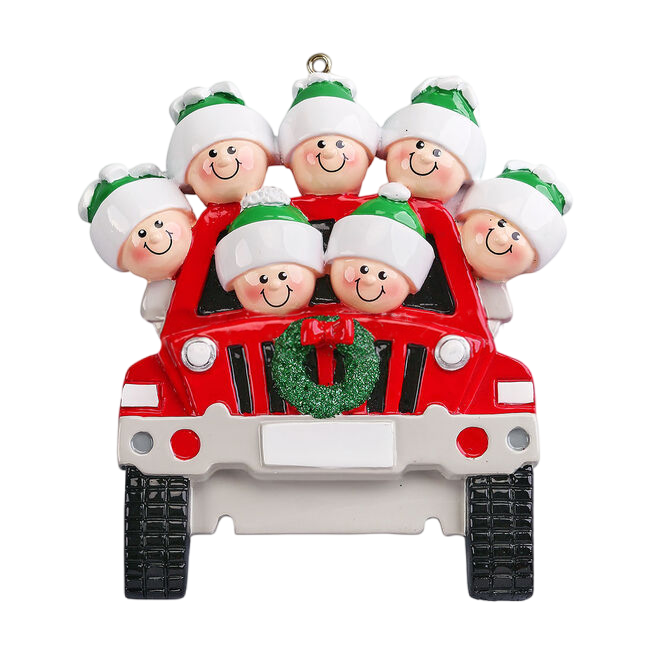Personalized Customized Family Driving Model Ornament