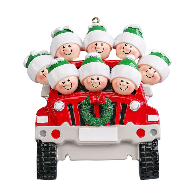 Personalized Customized Family Driving Model Ornament