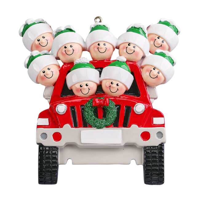Personalized Customized Family Driving Model Ornament