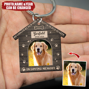 Personalized Pet Dog Memorial Gifts - Custom Photo Acrylic Keychain