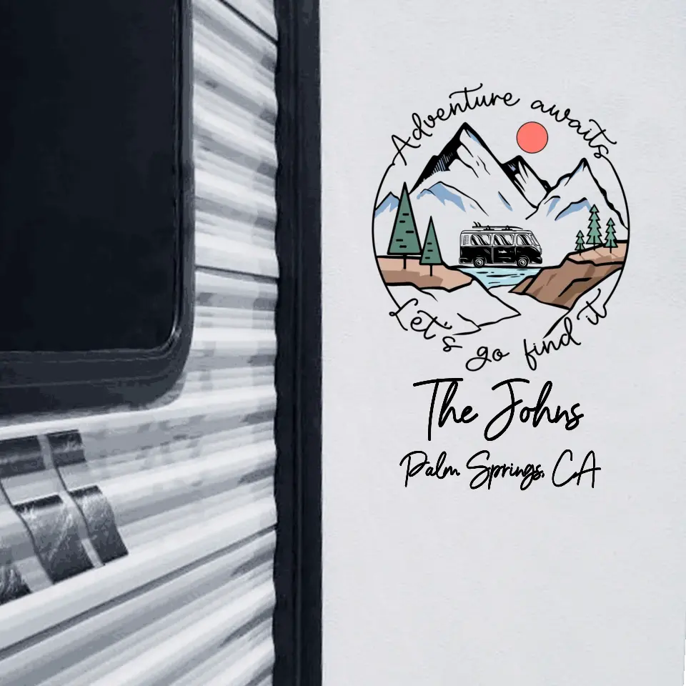 Adventure Awaits - Personalized Decal