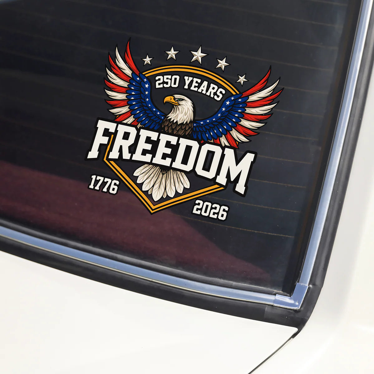 America 250 Years of Freedom 1776–2026 Anniversary Decal Sticker