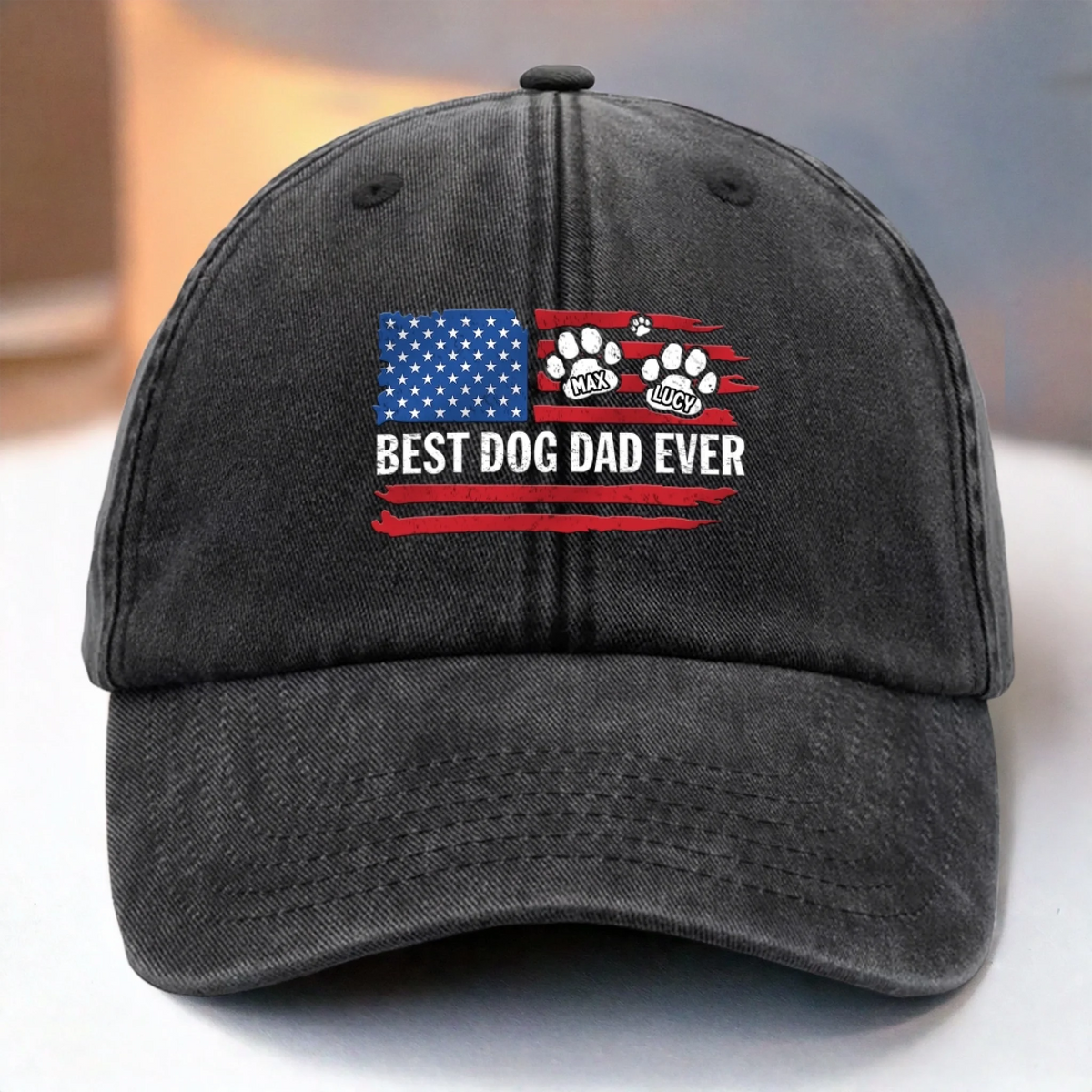 In Paws We Trust - Dog & Cat Personalized Custom Vintage Baseball Cap US