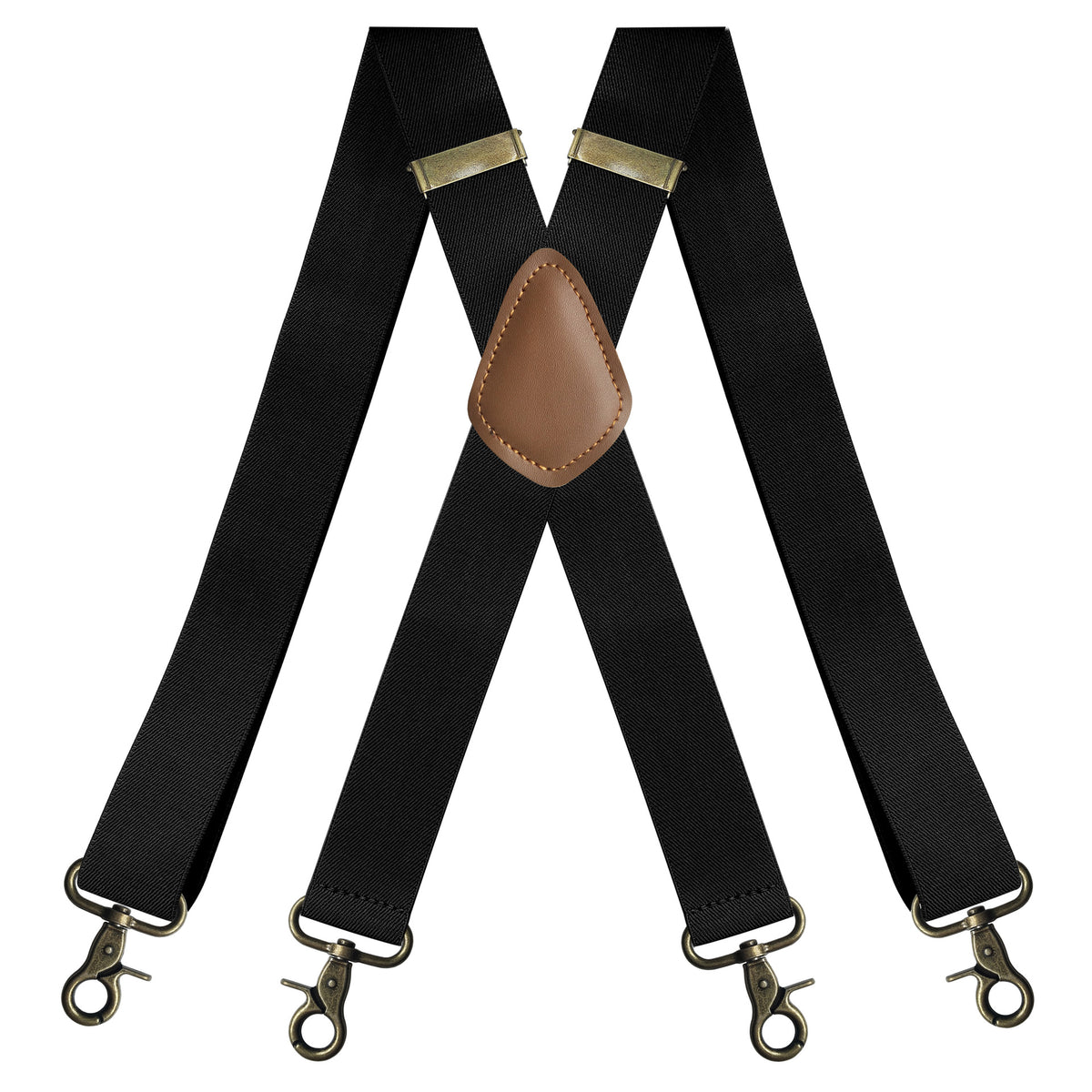 Personalized Monogrammed Leather Suspenders - Unique Gift For Men